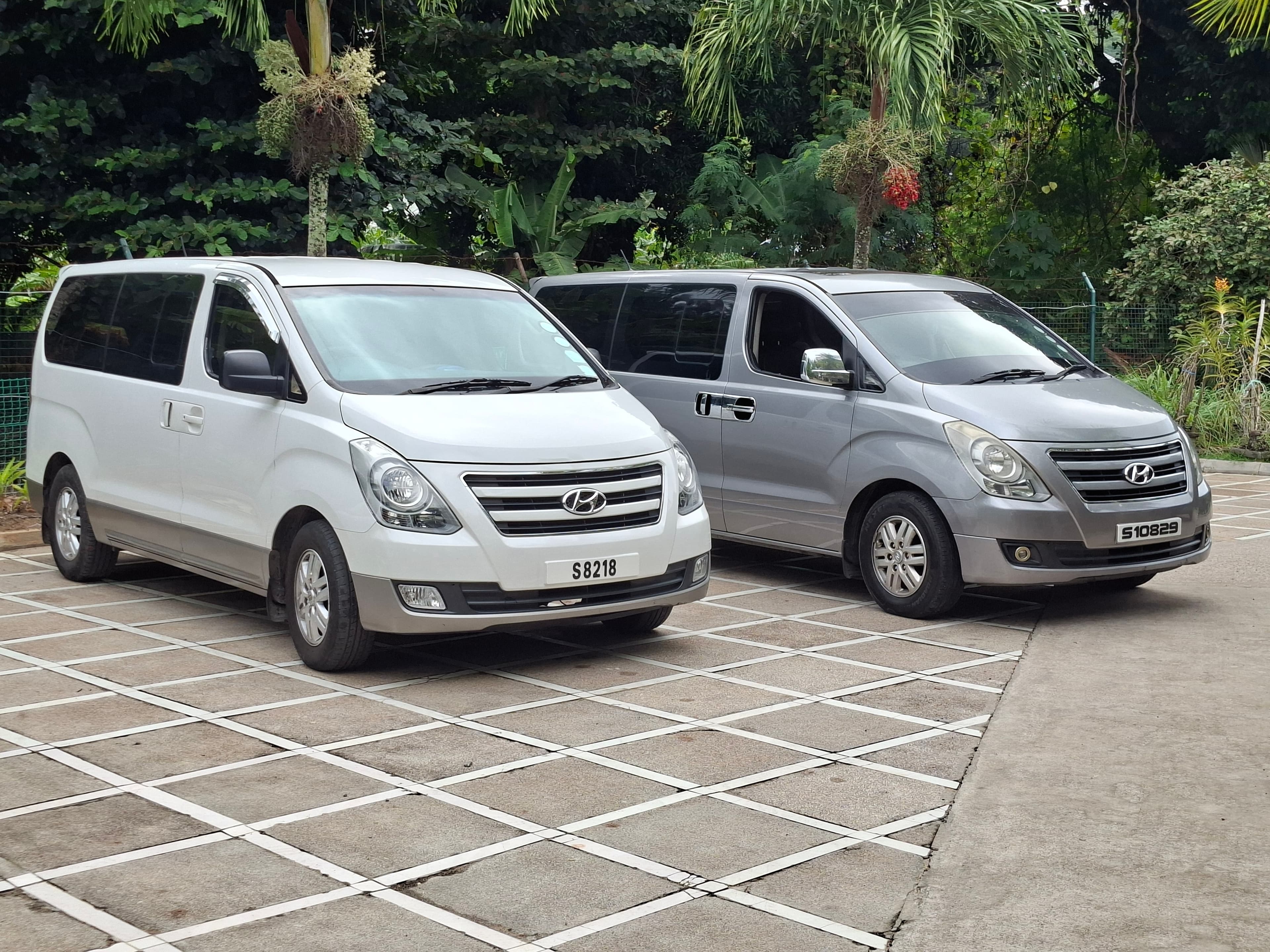 Local Island Drive fleet vehicles, Seychelles